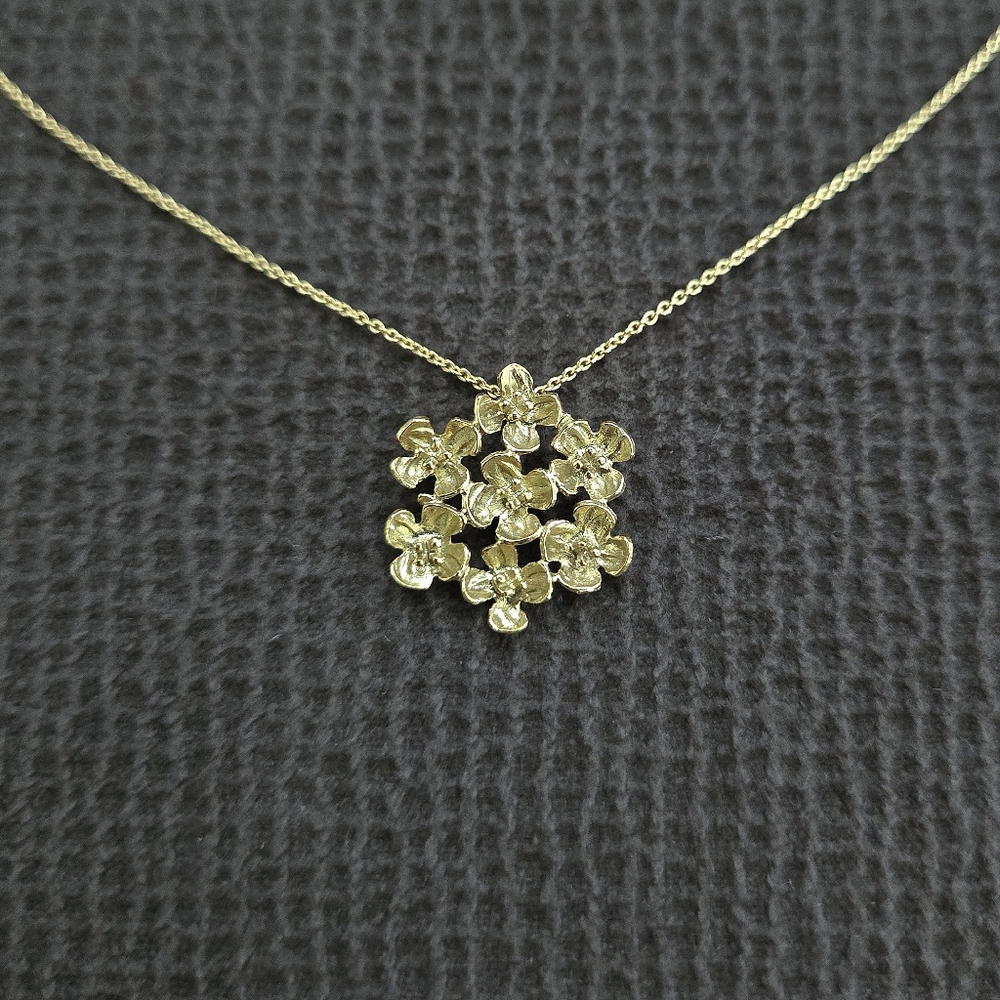 MESH "Lil Garden"💐 Pendant Necklace - NIB